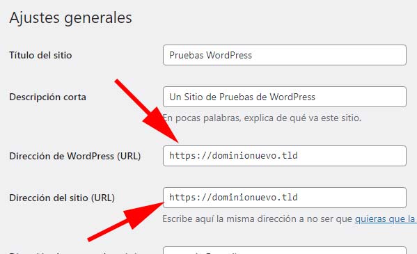 Cómo Cambiar el Dominio o de tu Sitio WordPress