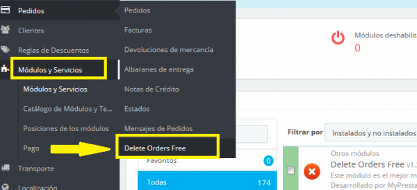 Cancelar un pedido en el PrestaShop Marketplace