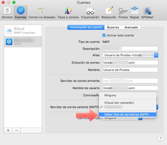 ¿cómo puedo cambiar mi servidor de correo saliente outlook contraseña para mac 2016