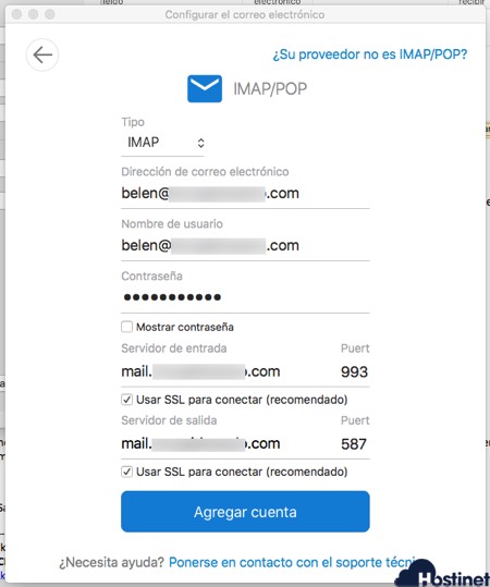 Cómo Configurar Email Profesional en Outlook 365 para macOS - Versión 2018