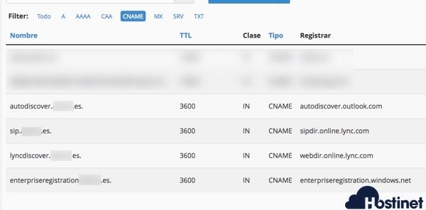 Cómo Añadir los Registros DNS de Office 365 en cPanel - Hostinet