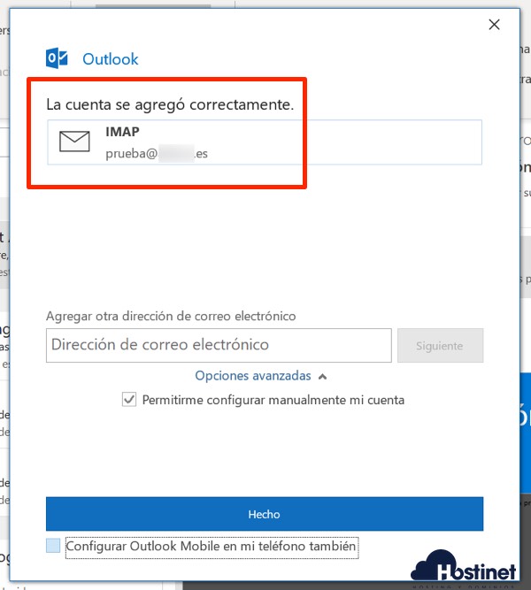 Cómo Configurar una Cuenta de Correo Electrónico en Outlook 365 (2019)