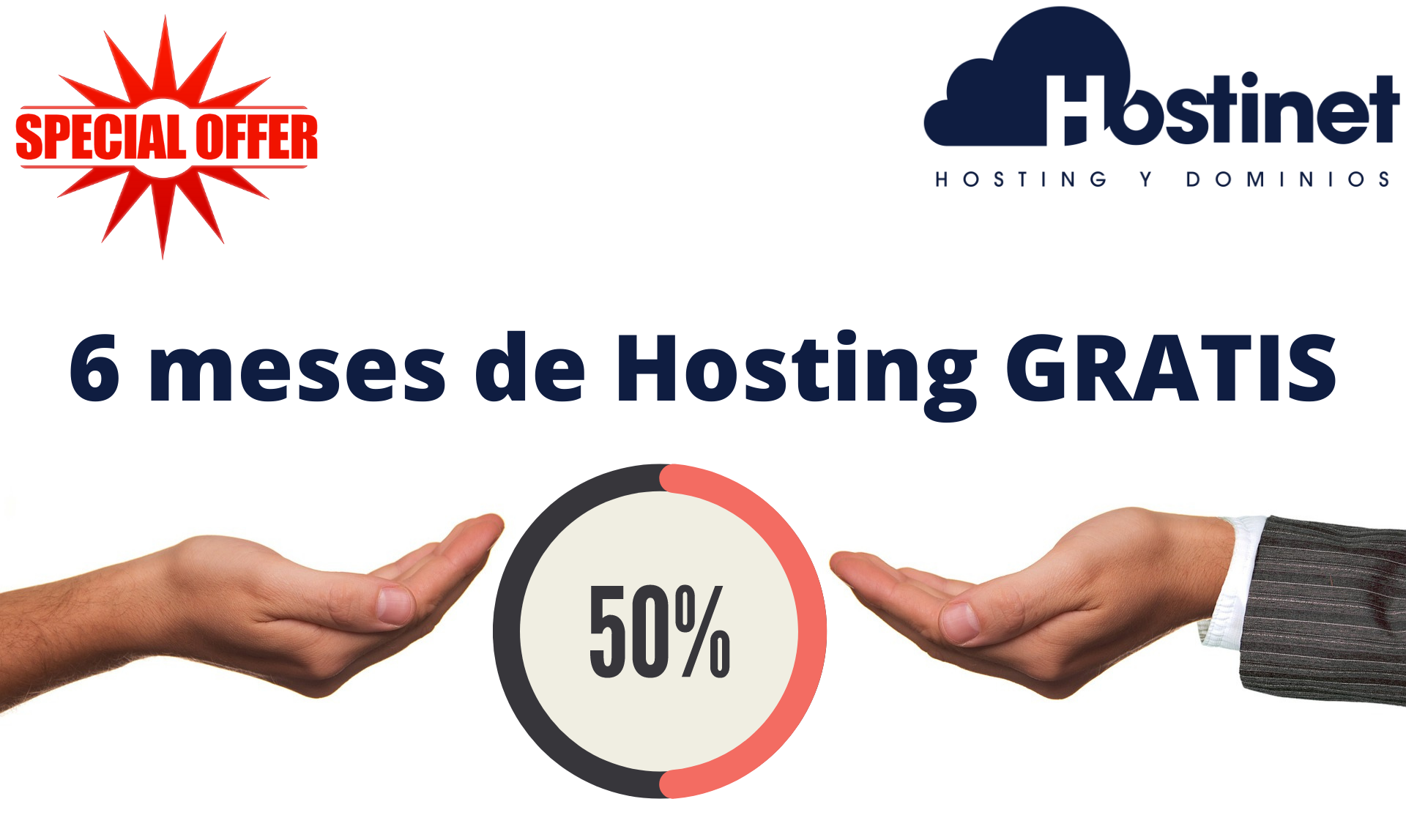 Hosting GRATIS 6 meses y la migración de tu web incluida